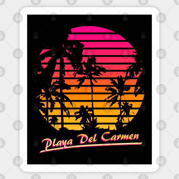 Playa Del Carmen Sticker by Nerd_art